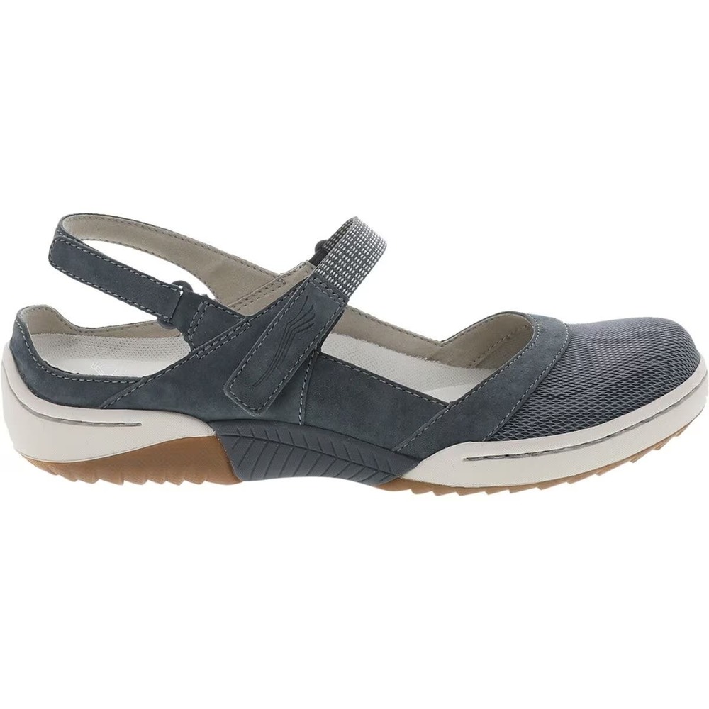 Dansko Women's Gray Slingback Mary Jane Flats